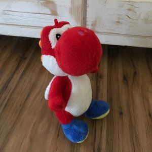 RED YOSHI PLUSH - Super Mario Brothers - 8"